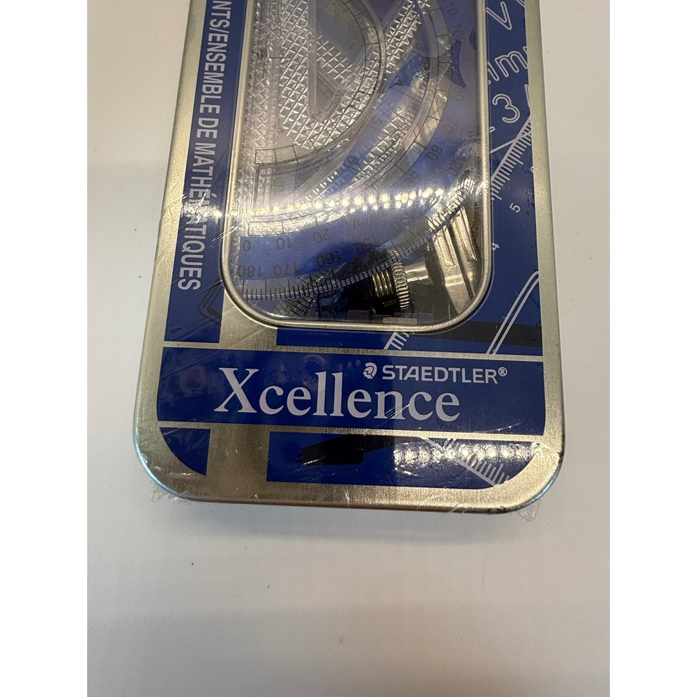 VTG STAEDTLER Xcellence 10-piece Mathematical Instruments Set Math Set Geometry - Picture 4 of 10